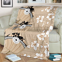 Bula Fiji Iri Buli Blanket Woven Fan With Fijian Tapa