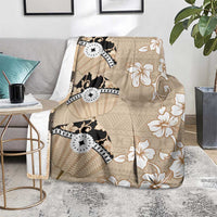 Bula Fiji Iri Buli Blanket Woven Fan With Fijian Tapa