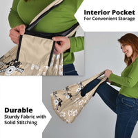 Bula Fiji Iri Buli Grocery Bag Woven Fan With Fijian Tapa