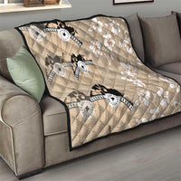 Bula Fiji Iri Buli Quilt Woven Fan With Fijian Tapa