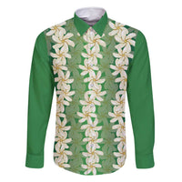 Ia Orana Tahiti Tiare Maori Seamless Style Family Matching Tank Maxi Dress and Hawaiian Shirt