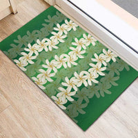 Ia Orana Tahiti Tiare Maori Seamless Style Rubber Doormat