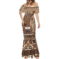 Samoa Siapo Mermaid Dress Happy Independence Day Vintage Vibes LT14 - Polynesian Pride