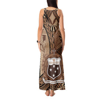 Samoa Siapo Tank Maxi Dress Happy Independence Day Vintage Vibes LT14 - Polynesian Pride