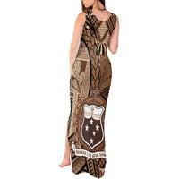 Samoa Siapo Tank Maxi Dress Happy Independence Day Vintage Vibes LT14 - Polynesian Pride