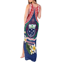 Samoan Independence Day Tank Maxi Dress Manuia Le Tutoatasi O Samoa LT14 - Polynesian Pride