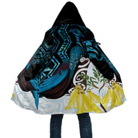 New Zealand Silver Fern Tui Bird Cloak Maori Kowhai Paua Shell Taniko Motifs - Polynesian Pride