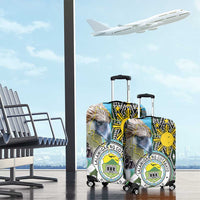 Cotabato Philippines Province Luggage Cover Filipino Eagle Sampaguita Tinalak Pattern