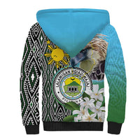 Cotabato Philippines Province Sherpa Hoodie Filipino Eagle Sampaguita Tinalak Pattern