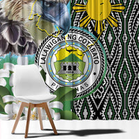 Cotabato Philippines Province Window Curtain Filipino Eagle Sampaguita Tinalak Pattern
