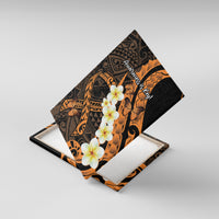 Liver Cancer Awareness Month Canvas Wall Art Awareness Is Key Orange Polynesian Ribbon