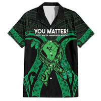 ADHD Awareness Month You Matter Hawaiian Shirt Green Polynesian Ribbon LT14 Green - Polynesian Pride