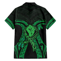 ADHD Awareness Month You Matter Hawaiian Shirt Green Polynesian Ribbon LT14 - Polynesian Pride