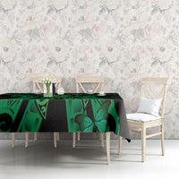 ADHD Awareness Month You Matter Tablecloth Green Polynesian Ribbon