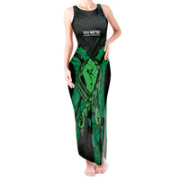 ADHD Awareness Month You Matter Tank Maxi Dress Green Polynesian Ribbon LT14 Women Green - Polynesian Pride