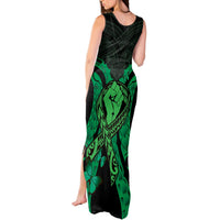 ADHD Awareness Month You Matter Tank Maxi Dress Green Polynesian Ribbon LT14 - Polynesian Pride