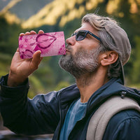 Pink Bula Fiji 4 in 1 Can Cooler Tumbler Fijian Dance Fan Tapa Cloth Pattern