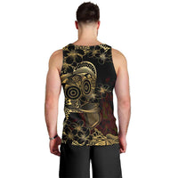 Frangipani Festival Rabaul Men Tank Top PNG Tribal Baining Mask Tattoo LT14 - Polynesian Pride