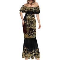 Frangipani Festival Rabaul Mermaid Dress PNG Tribal Baining Mask Tattoo - Polynesian Pride