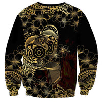 Frangipani Festival Rabaul Sweatshirt PNG Tribal Baining Mask Tattoo LT14 - Polynesian Pride