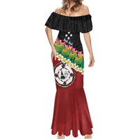 Frangipani Festival Rabaul East New Britain Mermaid Dress Dukduk Dance With Plumeria - Polynesian Pride