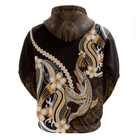 Orange Black Aloha Hawaii Hoodie Polynesian Shark Tattoo Plumeria LT14 - Polynesian Pride
