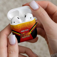 Papua New Guinea Rugby Custom AirPods Case Go PNG Hunters Polynesian Pattern LT14 - Polynesian Pride