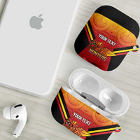 Papua New Guinea Rugby Custom AirPods Case Go PNG Hunters Polynesian Pattern LT14 - Polynesian Pride