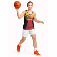 Papua New Guinea Rugby Custom Basketball Jersey Go PNG Hunters Polynesian Pattern - Polynesian Pride