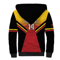 Papua New Guinea Rugby Custom Sherpa Hoodie Go PNG Hunters Polynesian Pattern LT14 - Polynesian Pride