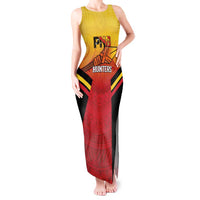 Papua New Guinea Rugby Custom Tank Maxi Dress Go PNG Hunters Polynesian Pattern - Polynesian Pride