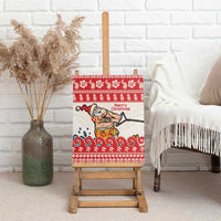 Mele Kalikimaka Hawaii Canvas Wall Art Water-skiing Santa Tropical Vibes LT14 - Polynesian Pride