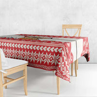 Mele Kalikimaka Hawaii Tablecloth Water-skiing Santa Tropical Vibes LT14 - Polynesian Pride