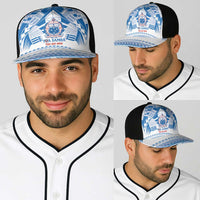 Toa Samoa Rugby Baseball Net Cap Uso aso uma Samoan Pattern White LT14 - Polynesian Pride
