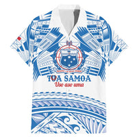 Toa Samoa Rugby Custom Family Matching Mermaid Dress and Hawaiian Shirt Uso aso uma Samoan Pattern White - Polynesian Pride