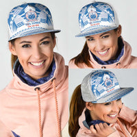 Toa Samoa Rugby Mesh Trucker Cap Uso aso uma Samoan Pattern White LT14 - Polynesian Pride
