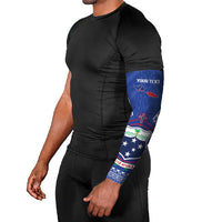Personalised Samoa 685 Arm Sleeves Samoan Pride Coat Of Arms LT14 - Polynesian Pride