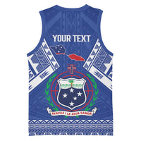 Personalised Samoa 685 Basketball Jersey Samoan Pride Coat Of Arms LT14 - Polynesian Pride