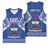 Personalised Samoa 685 Basketball Jersey Samoan Pride Coat Of Arms LT14 - Polynesian Pride