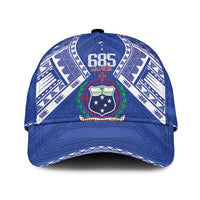 Samoa 685 Classic Cap Samoan Pride Coat Of Arms LT14 Universal Fit Blue - Polynesian Pride