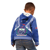 Personalised Samoa 685 Kid Hoodie Samoan Pride Coat Of Arms - Polynesian Pride
