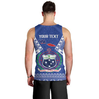 Personalised Samoa 685 Men Tank Top Samoan Pride Coat Of Arms - Polynesian Pride