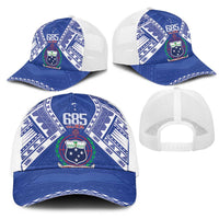 Samoa 685 Mesh Trucker Cap Samoan Pride Coat Of Arms LT14 - Polynesian Pride