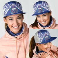 Samoa 685 Mesh Trucker Cap Samoan Pride Coat Of Arms LT14 - Polynesian Pride