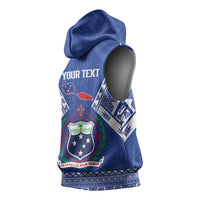 Personalised Samoa 685 Sleeveless Hoodie Samoan Pride Coat Of Arms LT14 - Polynesian Pride