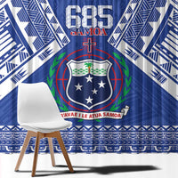Samoa 685 Window Curtain Samoan Pride Coat Of Arms - Polynesian Pride