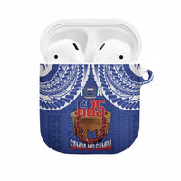 Toa Samoa Rugby AirPods Case 685 Pride Tanoa Ula Fala LT14 Blue - Polynesian Pride