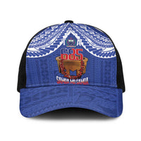 Toa Samoa Rugby Baseball Net Cap 685 Pride Tanoa Ula Fala LT14 One Size Black Blue - Polynesian Pride