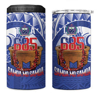 Toa Samoa Rugby 4 in 1 Can Cooler Tumbler 685 Pride Tanoa Ula Fala - Polynesian Pride