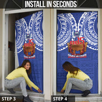Toa Samoa Rugby Door Cover 685 Pride Tanoa Ula Fala - Polynesian Pride